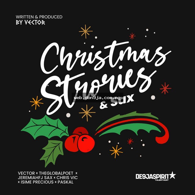 Christmas Stories And Sax - cover art