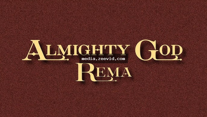 God Almighty cover art